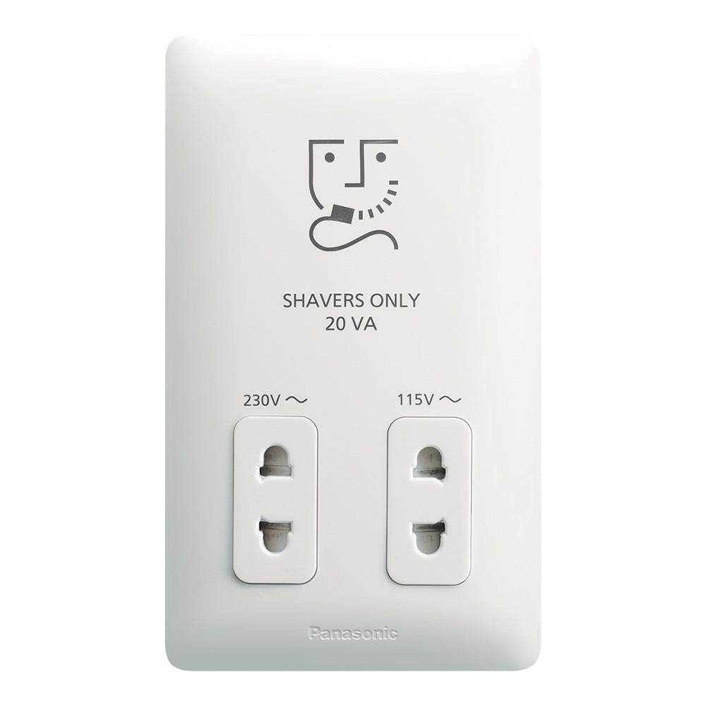 Ổ cắm chuyên dùng cho máy cạo râu dòng Wide‑Series WSBC9120SW‑VN