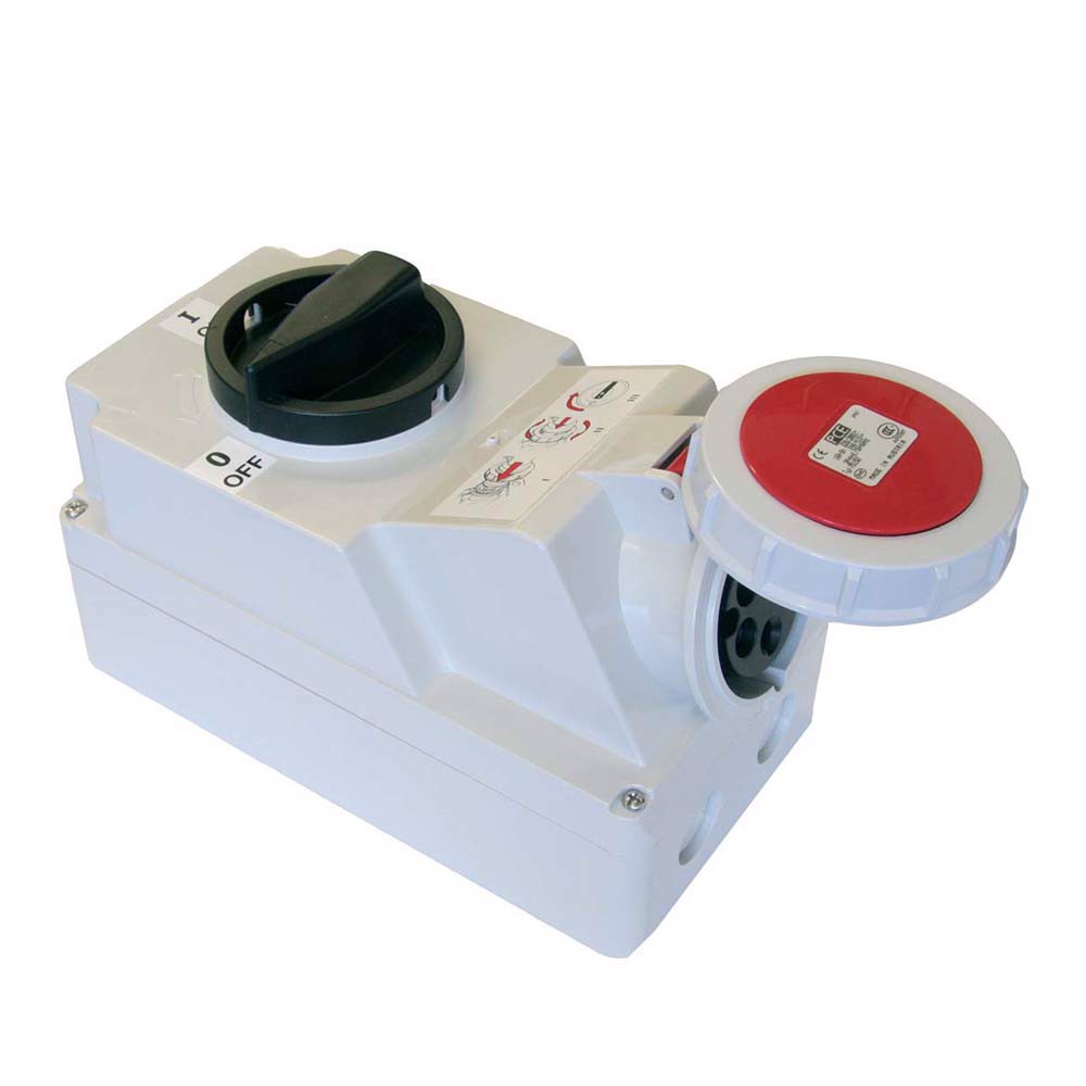 Ổ cắm công nghiệp kèm công tắc loại kín nước F75252-6