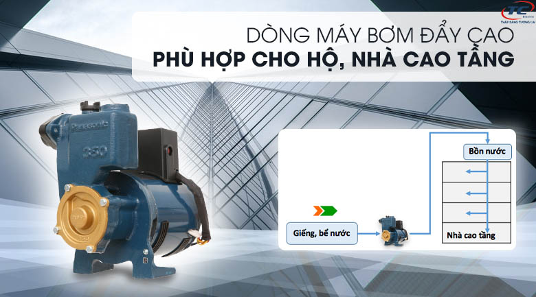 Máy bơm nước đẩy cao Panasonic GP-350JA-SV5/ GP-350JA-NV5