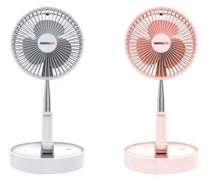 quạt sạc gấp gọn nanoco