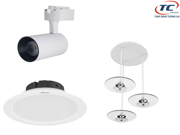 Đèn lắp bên trong showroom