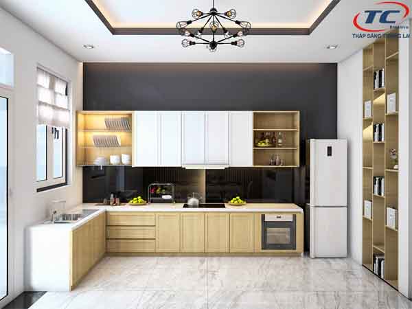 Những lưu ý về phong thủy trong bố trí đèn nhà bếp
