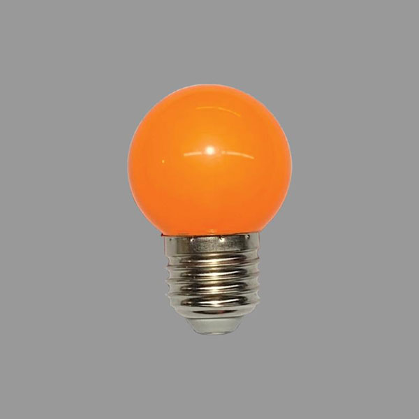bóng đèn led bulb trang trí màu cam
