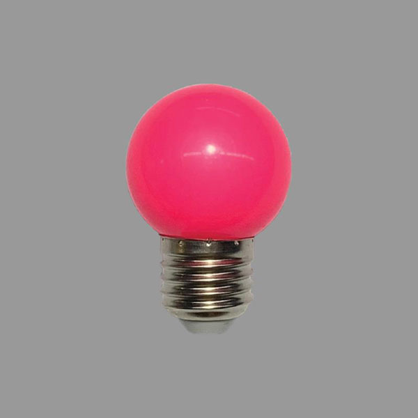 bóng đèn led bulb trang trí màu hồng