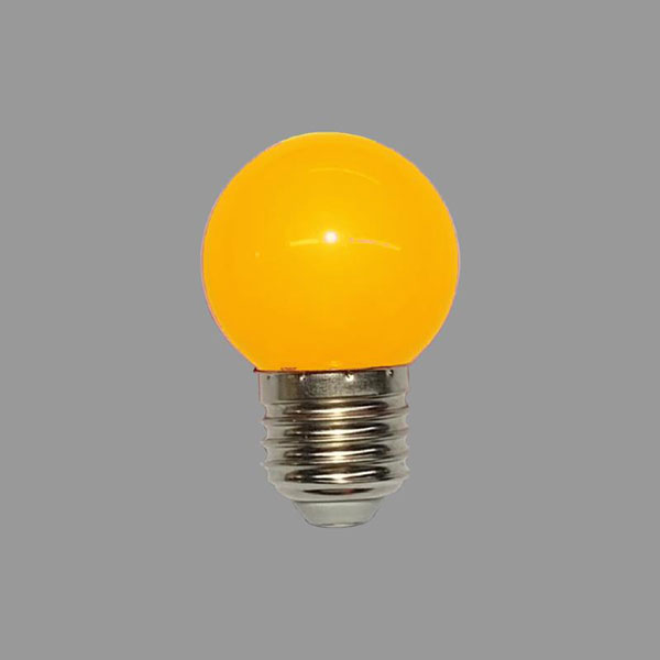 bóng đèn led bulb trang trí màu vàng