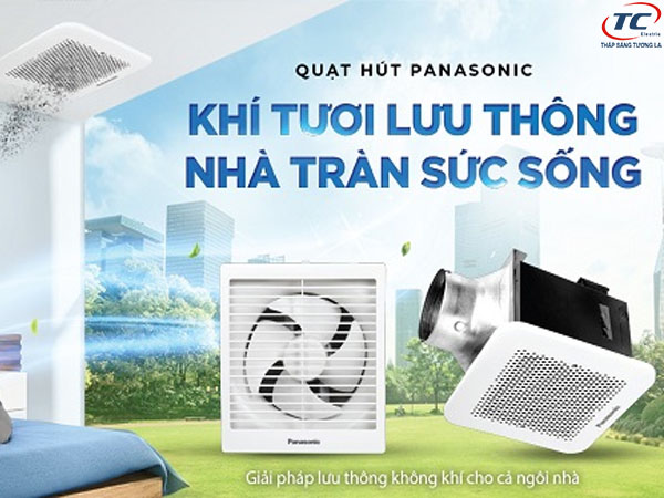 Quạt hút âm tường, âm trần Panasonic